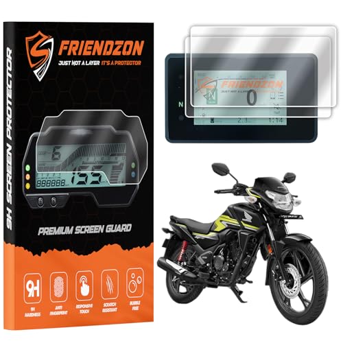 Image of Screen Guard For HONDA SP 125 Bike 2025 || Anti Scratch || Water Resistant || HD Clear || TFT Instrument Cluster Protector || Speedometer Accessory [Not Tempered Glass] (Pack of 2)