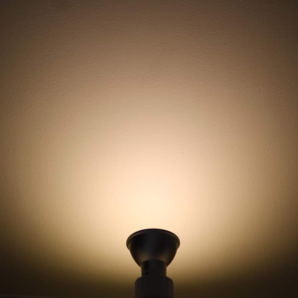 Xindaxin - Bombillas LED (GU10, 4,5 W, no regulable, para bombillas de 40 W, 400-420 lm, luz blanca cálida, 2800-3200 K, 120 °, 20 unidades)