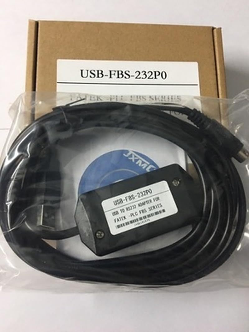 Cable PLC Download Cable FBS B1 Series Programming Cable USB-FBS-232P0 (Black USB-FBS-232P0)