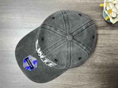 Image of Fishing Baseball Cap for Men Women, Adjustable Embroidered Fish Hat | Fishing Gear, Outdoor Adventure Design, Precision Embroidery Craft, One Size Adjustable Fit