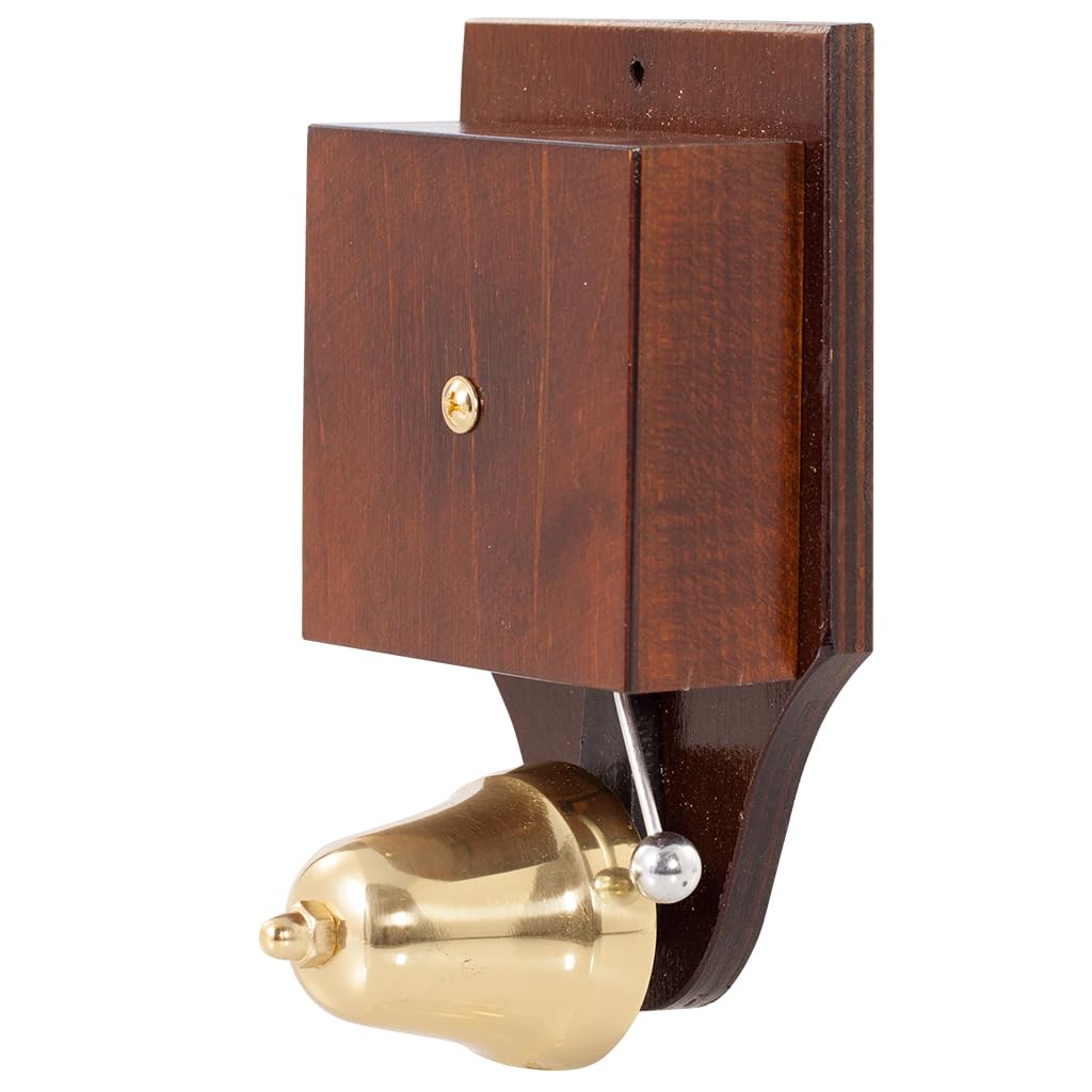zaMel Sonnette de porte filaire électromécanique de haute qualité, boîtier en plastique, facile à monter, fiable, sensationnel, finitions soignées, rétro 8 V foncé DNT-971-CIM Sundi. Zamel