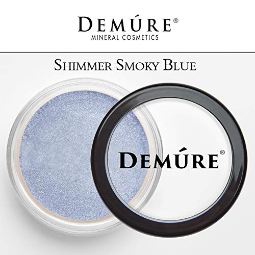 Demure Mineral Make Up (Smoky Blue) Eye Shadow, Shimmer Eyeshadow, Loose Powder, Glitter Eyeshadow, Organic Makeup, Eye Makeup, Natural Makeup, Organic Eyeshadow, Natural Eyeshadow, Professional Makeup #TOP1