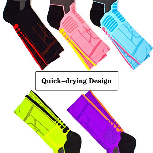 Mitvr Basketball Socks, Cushioned Athletic Sports Socks thumb #4