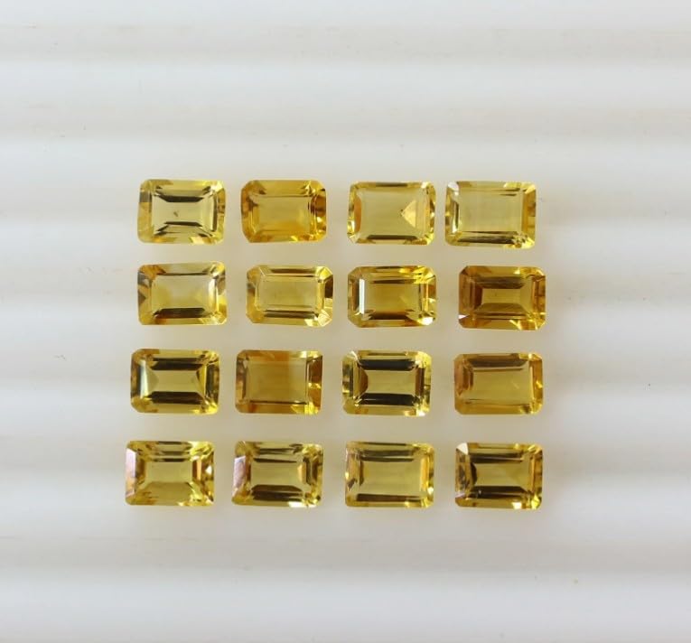 Citrine naturelle certifiée AAA 16x12mm pour remplacer une pierre de bague perdue - 5