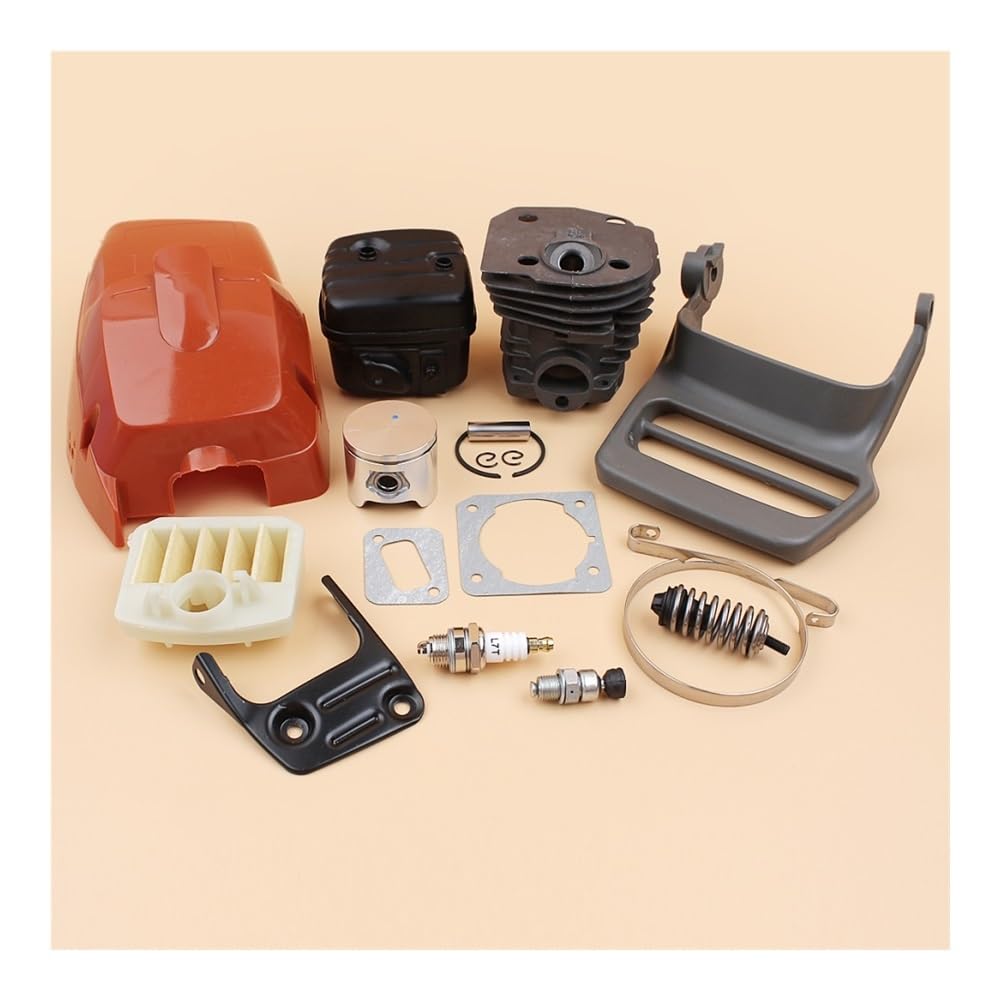 Kit d'huile for couvercle latéral de tambour d'embrayage, poignée de frein de chaîne, compatible avec les tronçonneuses 50, 51 et 55, avec roulement, joints d'huile, plaque de barre