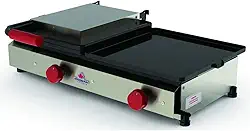 Sanduicheira Dupla Grill Inox Chapa Para Lanches Hamburguer Progas