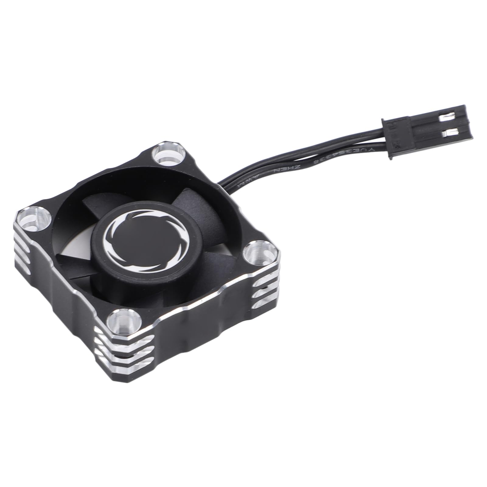 Gugxiom Aluminiowy Wentylator Chłodzący 30 000 Obr./min 30 Mm ze Złączem JST do Silnika Samochodu RC, Wydajna Chłodnica Silnika, Trwałe Odprowadzanie Ciepła do Zdalnie Sterowanego Pojazdu Terenowego