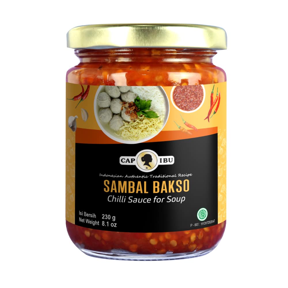 Cap Ibu Sambal Bakso (Chili Sauce for Soup) - 8.8oz