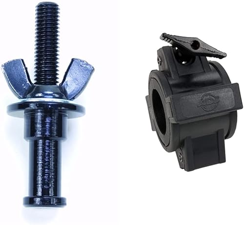 ADJ Products Adaptador de soporte para montar una luz en la parte superior de un soporte de luz y abrazadera O de plástico de 1.5 1.5 pulgadas,