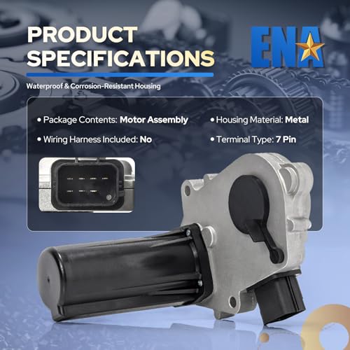 ENA Transfer Case Motor Compatible with Ram Chrysler Dodge Aspen Dakota Durango 1500 2500 3500 Raider V8 5.7L 4.7L Replacement for 5143477AA 5143477AB 83-306 48-306 600-935 by ENA - Image 4