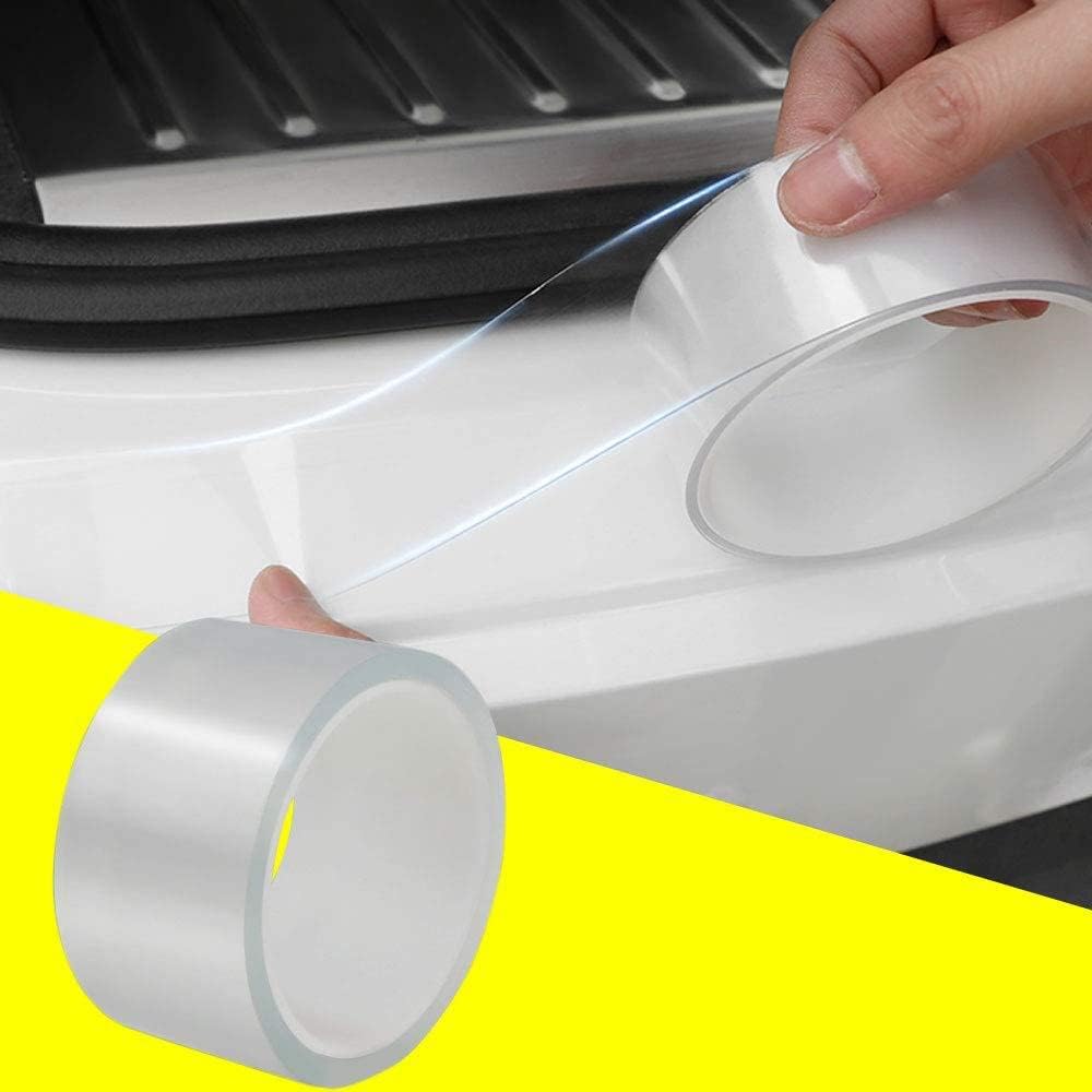 Car Sill Protectors Strips,Car Door Guard Bumper Protector Transparent - 10M - Car Sticker Protectors (5cm*10M)