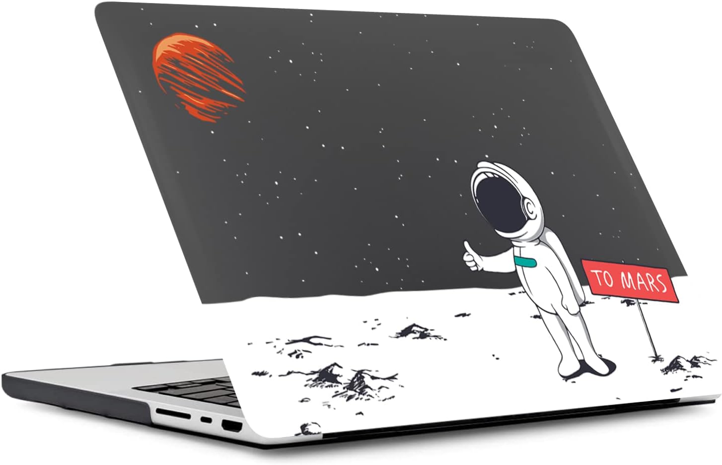 Laptop Case Compatible with MacBook Pro 16 inch Cover 2020 2019 Release A2141 with Touch Bar and Touch ID, Thin Plastic Pattern Hard Case Shell for Old MacBook Pro 16.2", Astronaut to Mars