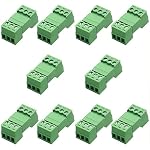 Willwewon – 10 Sets 3-Pin 15EDGRK 3.81mm Schraube Steckbare Klemmenblock