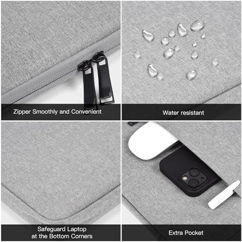 Image of Portable Monitor Case Sleeve 18.5 Inch Compatible with Most Large 18 /18.5 Inch Portable Monitor Pouch Bag with Pocket(NOT FIT 18 INCH Laptop)