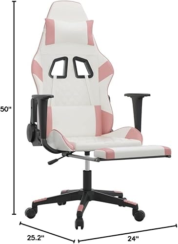 Miniatura 2 de Silla de oficina reclinable para juegos, silla de masaje, silla de escritorio con reposapiés, adecuada para jugar juegos de computadora, ver