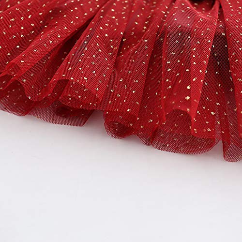 Roupas De Bebe Menina Vestido Infantil Pompons Tamanho:De 9 a 12 meses