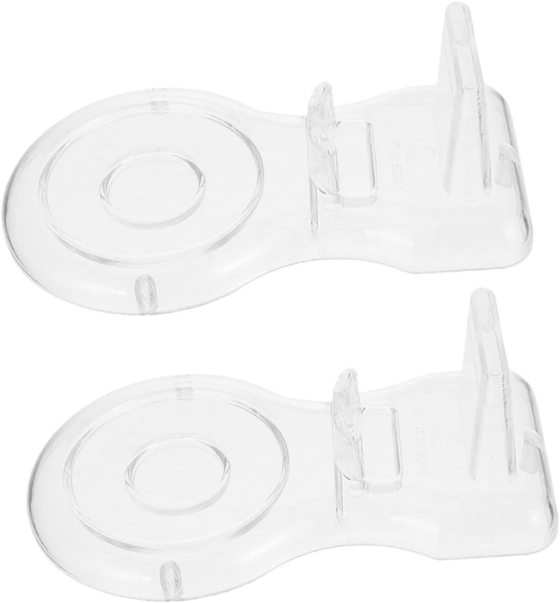 2Pcs Acrylic Cup and Saucer Display Stand for Coffee Sets