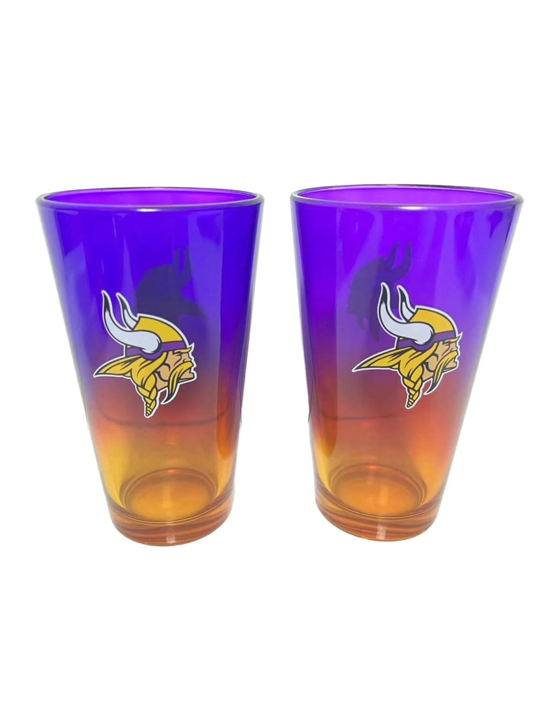 Minnesota Vikings NFL Pint Glasses Set of 2 475 ml