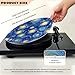 Tnasranmo Turntable Slipmat Anti-Static Wool Felt Mat for LP Vinyl Record Players, Improves Sound Quality, Soft Non-Scratch Surface, Fits All 12in Turntable Platters - Oil Painting