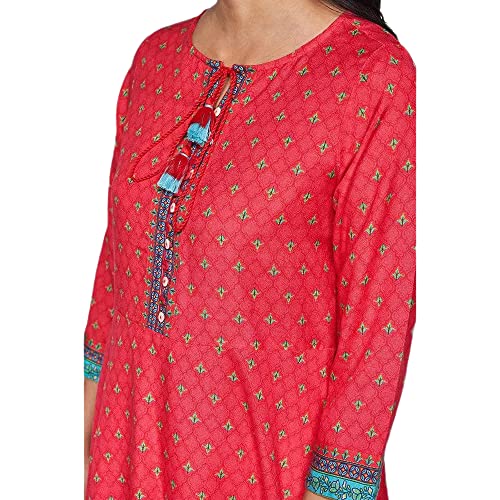 Image of global desi Women's Viscose Regular Tunic Shirt