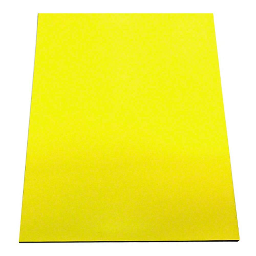 First4magnets Yellow Magflex® A4 Flexible Matt Magnetic Sheet For Creating Magnetic Artwork, Signs Or Displays - Pack Of 20