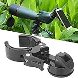 Soporte de Teléfono para Telescopio Soporte de Teléfono 16 × 8 × 4 CM 6 Soporte de Abrazadera Universal para Teléfono Móvil con Ventosa para Telescopio Monocular
