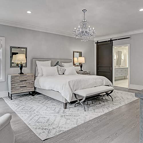 BESTIER moderno lampadario a sospensione in cromo