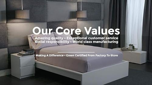 Miniatura 7 de COTTONWALAS #1 Precios más bajos  Juego de sábanas de algodón egipcio de 600 hilos con patrón de lujo sólido de Mega Sale True de 4 piezas, se