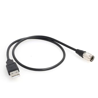 SZRMCC USB to Hirose 4 pin Male Power Cable for Zoom F4 F8 Sound Devices 633 644 688 Recorders 1m