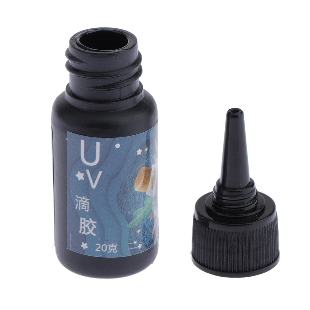 20/50/100g ClearResin Glue Solar Cured - Non- Epoxy Resin for Jewelry Making, Crafts, and Nail Art - Clear, 50g