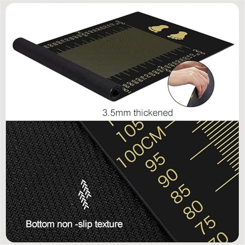 Tapis de mesure durable et antidérapant pour athlètes de saut long