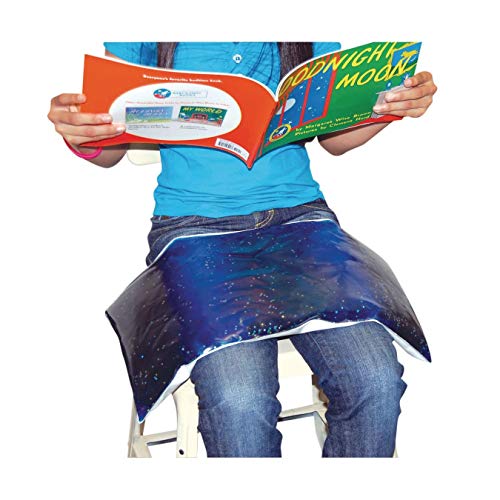 Skil-Care Weighted Rectangular Lap Pad Blue Gel, 7lbs - Vinyl Covered, Heat Sealed, Calming Sensory Aid, Wipe Clean, Calms User, 914508 - Image 4