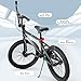 KORIMEFA Freestyle BMX Bike 18 inch Kids Boys Trick Bicycle for 7-12 Years Old, Pro Pegs/Guro Could Choose, Hi-Ten Steel Frame, Beginner-Level to Advanced Riders