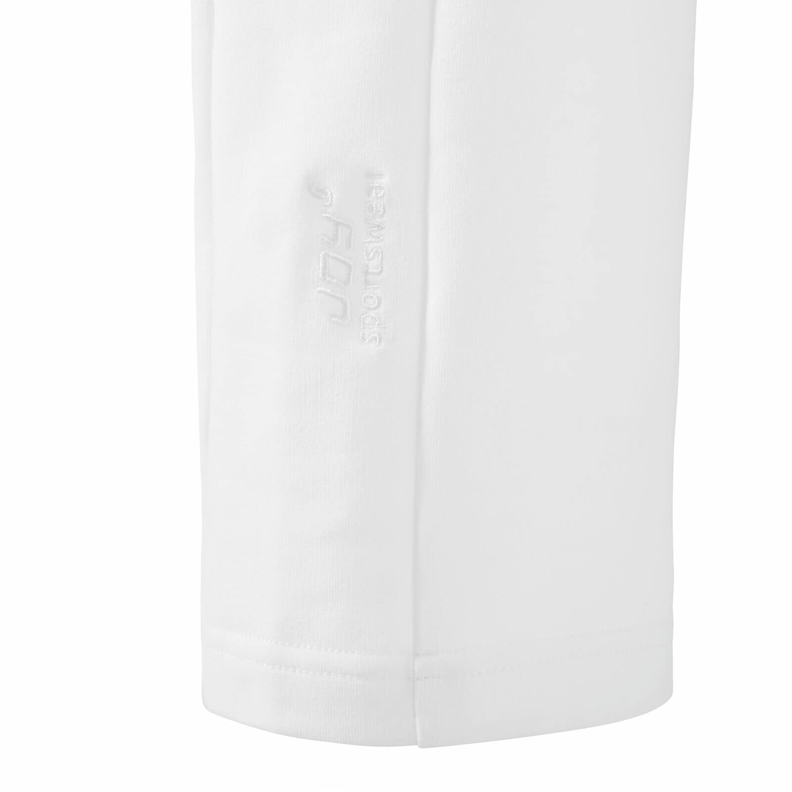 Joy Sportswear Freizeithose SINA für Damen - sportliche Jogginghose mit geradem Schnitt | Lange Sport Hose mit hohem Baumwolle & Stretch-Material Kurzgröße, 18, White