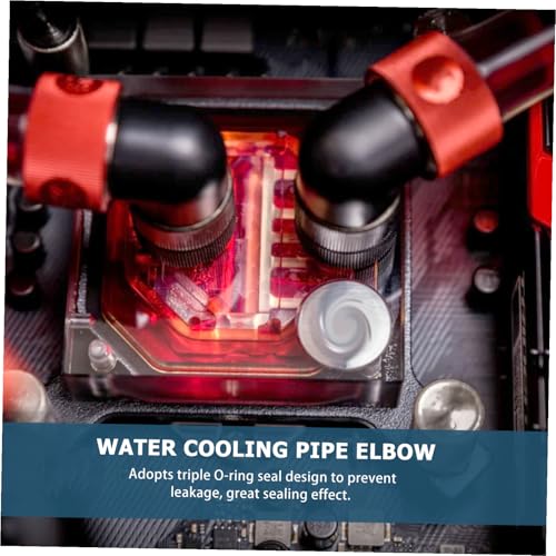 Conector giratorio para refrigeración por agua de computadora ideal para modificar cajas compactas 7