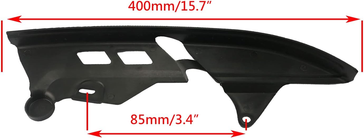 PRO BAT Chain Guard Cover Protectors Plastic Fender Swingarm 50cc Coolster Baja CRF50 XR50 XR CRF 50 Black