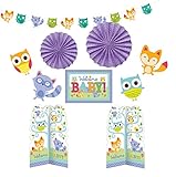 Woodland Creatures  Shower Party  Room Decorating  Kit, Paper