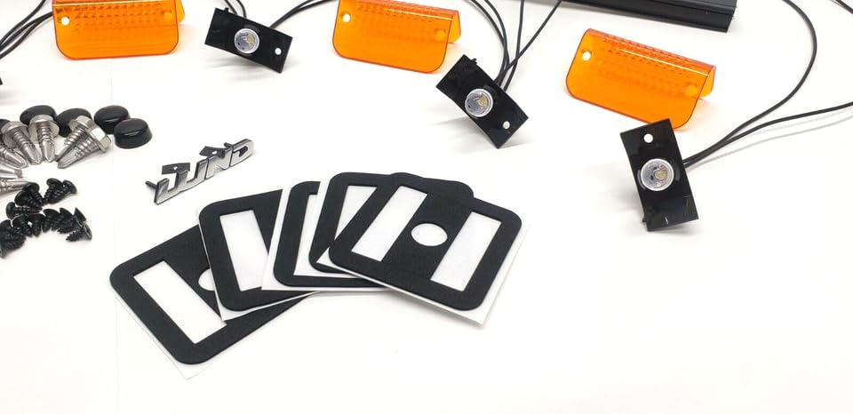 BROCK'S VISOR PARTS Amber Lens Complete Lund Lighted Visor Install Kit (Universal, Truck)