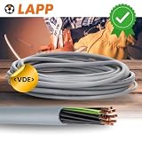 10 metrów Lapp 1119105 Ölflex Classic 110 przewód sterujący PCW 5 x 0,75 mm² z zielono-żółtym przewodem ochronnym 5G0,75mm² I przewód płaszczowy 5-żyłowy I kabel 5-żyłowy