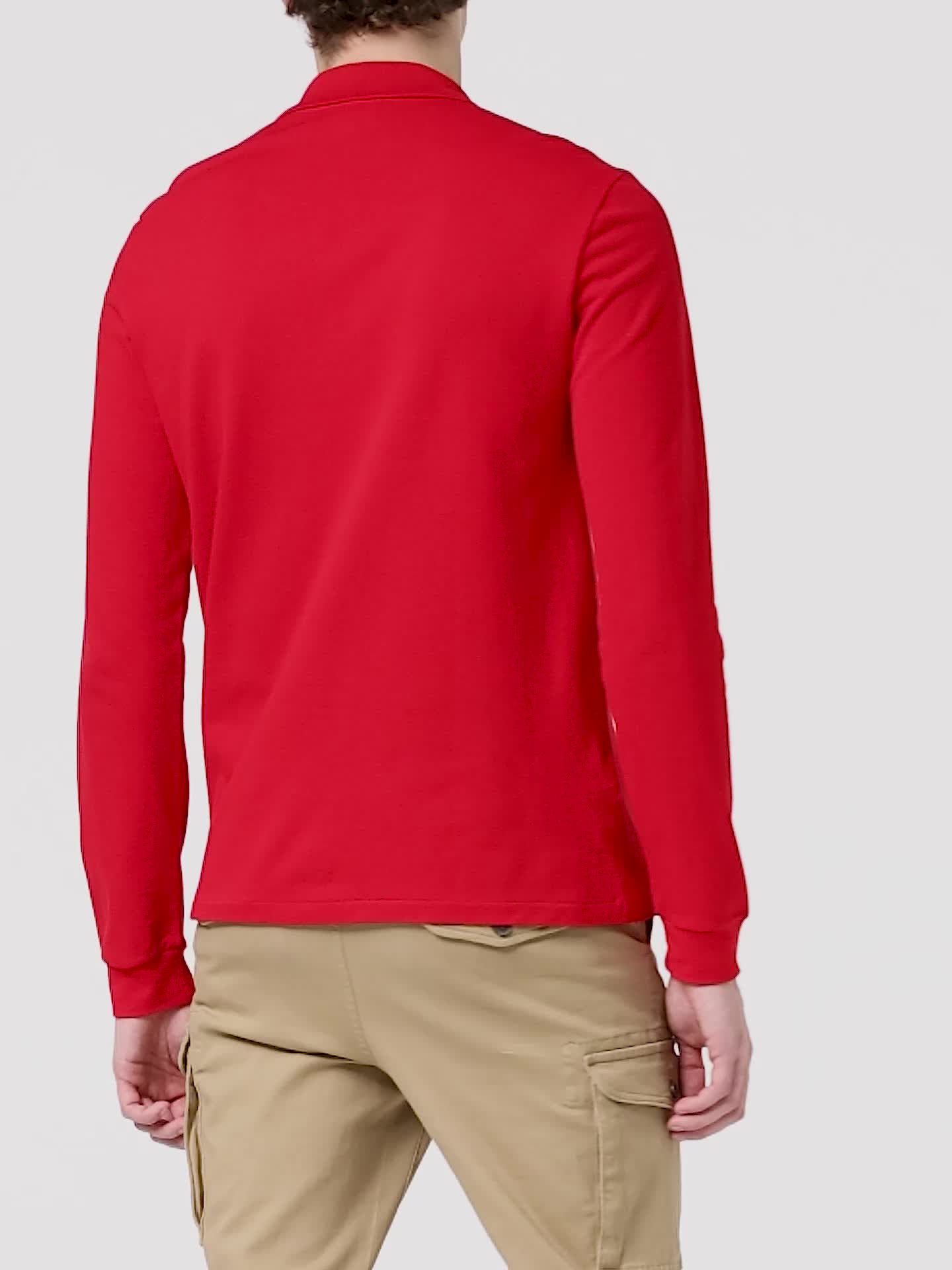 LACOSTE サイズM LACOSTE(ラコステ)ポロシャツサイズ別フィット比較