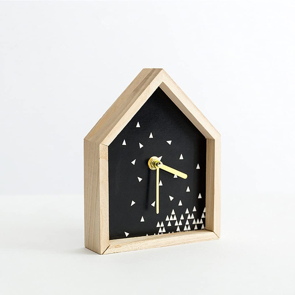 Reloj de esquina de mesa moderno JFDBGU decorativo para despachos y salas de estar elegantes