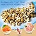 Sobirdos Turtle Treats,3 in 1 Meat Turtle Food,Made with Fresh Meat,Chicken&Duck&Fish Freeze-Dried,Enriched Protein & Vitamins(90g/3.17oz)