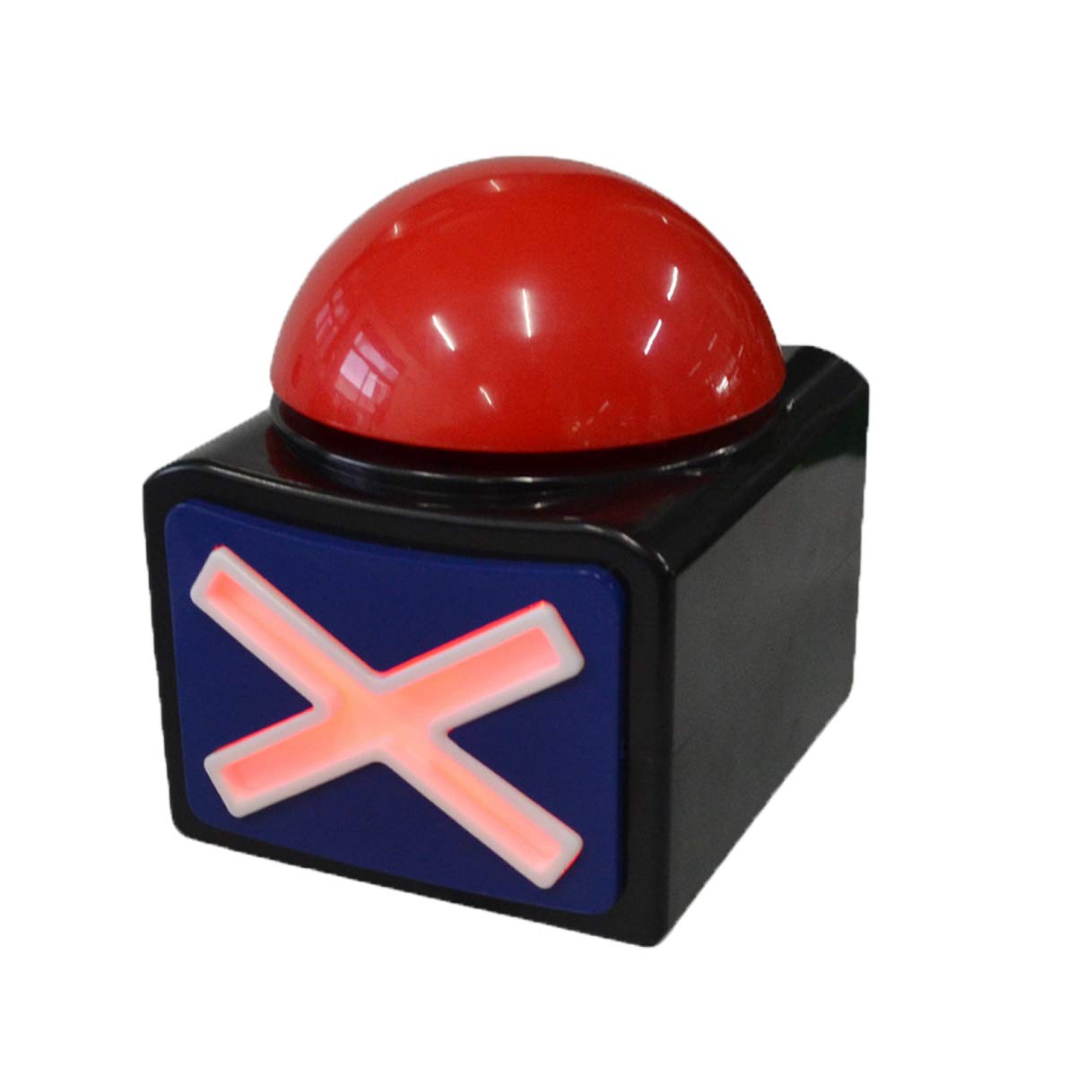 Light and Sound Game Answer Buzzer 2,Electronic Sound Play Button with Light Trivia Quiz Got Talent Pcs,Big Buzzer Toys for Kids Adult