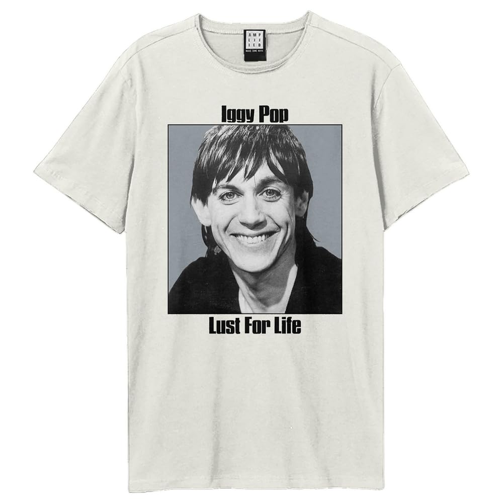Amplified Koszulka unisex dla dorosłych Lust For Life Iggy Pop