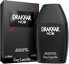 Guy Laroche Drakkar Noir Eau de Toilette, Perfume para Hombre, Fragancia Aromática y Amaderada para Hombre, Con Musgo, Pachuli y Bálsamo de Abeto