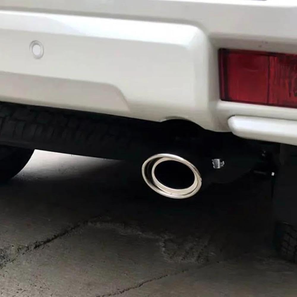 Spare Parts 1Pcs Stainless Steel Exhaust Pipe Muffler Tailpipe Muffler Tip Car Rear Tail Throat For Toyota Prado 120 150 2003-2022(Style-B-1Pcs)