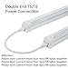 SinLoon UL-LP Certification T5 T8 LED Lamp Connecting Wire Ceiling Lights Daylight Integrated Tube Cable Linkable Cords for LED Tube Lamp Holder Socket Fittings with Cables (1.5M 10 Pack)