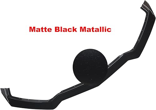 Miniatura 2 de YOUNGERCAR Parachoques delantero para Chevy Corvette C8 GM 5VM estilo carbono brillante flash metálico alerón delantero de coche alerón divisor de