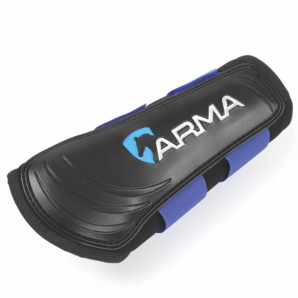 ARMA - Brushing Boots for Horses (Cob wide) (Royal Blue), Royal Blue, Cob large