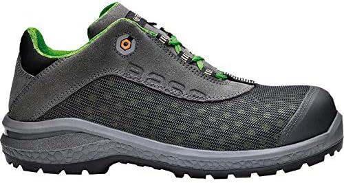 BASE PROTECTION BAS-B879-12 Be- Shiny Safety Shoes, Grey, UK 12/EU 47